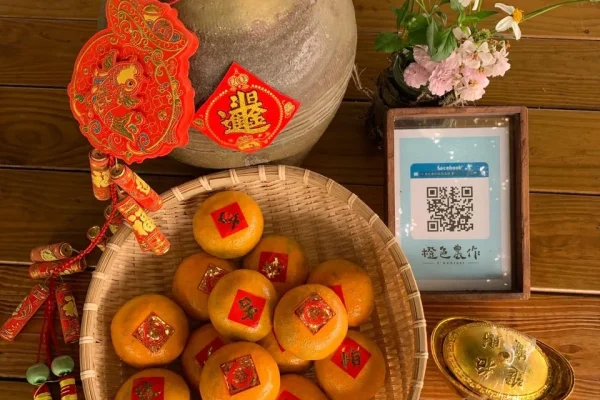 橙色農作休閒果園